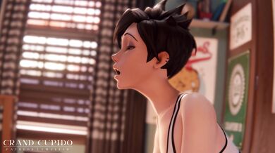 Pornhub Presents: Tracer Chooses Sex over Sports with Her Athletic Body