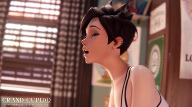 Pornhub Presents: Tracer Chooses Sex over Sports with Her Athletic Body