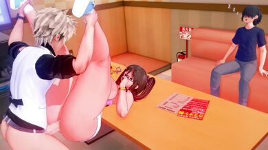 Sexy NTR Trio - Three Japanese Studs Gangbang a Sleeping Woman at Karaoke Lounge [Japanese 8005]