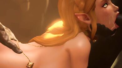 Terraria porn: The Legend of Zelda meets blacked threesomes!