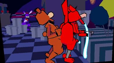 Busty Babe Bonanza: Freddy Fucks Foxys Cheeks on Friday Night