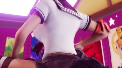 One hot night with the full moon