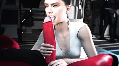 Seduced by the God of Love, Rey unleashes her dark side in a seductive SFM adventure