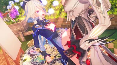 Watch as sexy alien Furina #1 gets abducted by a UFO and taken to a distant planet for some interstellar fucking!