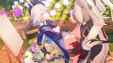 Watch as sexy alien Furina #1 gets abducted by a UFO and taken to a distant planet for some interstellar fucking!