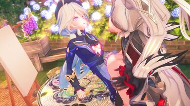 Watch as sexy alien Furina #1 gets abducted by a UFO and taken to a distant planet for some interstellar fucking!