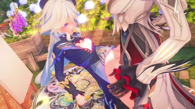 Watch as sexy alien Furina #1 gets abducted by a UFO and taken to a distant planet for some interstellar fucking!