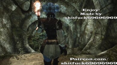 Entering the Dungeon to Explore, Leads to a Werewolf Fucking in Skyrim Porn