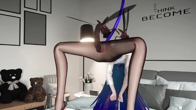 A man and a woman have an unusual romp with insects on a bed, including ladybugs, beetles, and butterflies