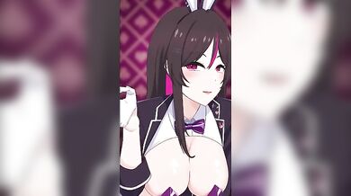 Dirty, Busty Bunnys Sisters Air Handjob Temptation Masturbation Game