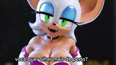 Redmoa is doing a titjob on Rouge in this Brazilian Portuguese language porn video