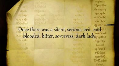 Rebecca, the evil sorceress, rewards her minions with a special treat after completing their latest mission