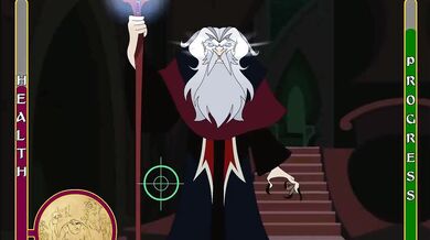 Rebecca, the evil sorceress, rewards her minions with a special treat after completing their latest mission