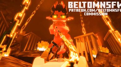 Watch Minecraft girl Tsubaki getting a tail job by Beltom NSFW in this hot porn video!