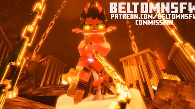 Watch Minecraft girl Tsubaki getting a tail job by Beltom NSFW in this hot porn video!