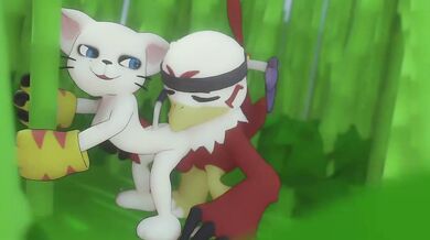 In this erotic animation, Hawkmon and Gatomon engage in a steamy sexual encounter that will leave you breathless!
