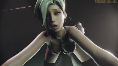 Watch hot and sexy Mercys endurance workout in black, as Polished Jade Bell gives a stunning performance to make you crave for more