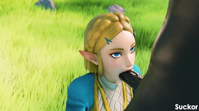 The Legend of Zelda: Breath of the Princess - Blowjob Edition