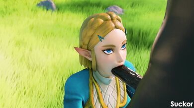 The Legend of Zelda: Breath of the Princess - Blowjob Edition