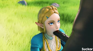 The Legend of Zelda: Breath of the Princess - Blowjob Edition