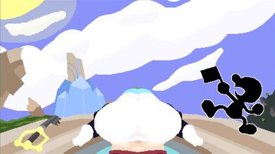 The Wii Fit Trainer gets tied up and strangled with her own shoelaces by a masked intruder