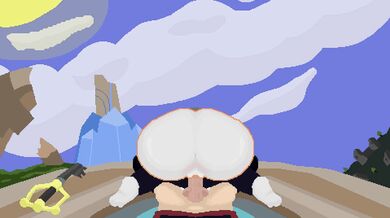 The Wii Fit Trainer gets tied up and strangled with her own shoelaces by a masked intruder