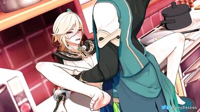 Kaveh Alhaitham gets fucked by 3 women at once