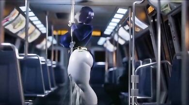Hey, horny guy! Are you ready to watch a hot hentai porn video where the sexy and naughty Raven is taking a train ride?