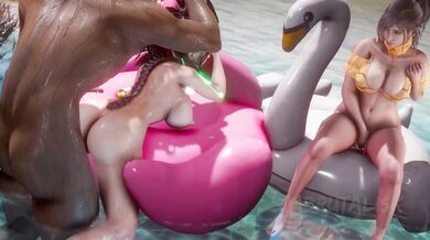 Eve & Tifa Pool Party [Brutalisk]