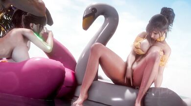 Eve & Tifa Pool Party [Brutalisk]