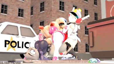 Rogue Cop Caught Red-handed with his Huge Cock [silvertilver (4lifeBunger)]