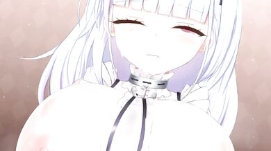 Japanese Schoolgirl Masturbation and Accidental Paizuri with Her Own Squirt!