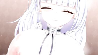 Japanese Schoolgirl Masturbation and Accidental Paizuri with Her Own Squirt!