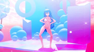 HoloLive 4K: Yukihana Lamy (涼華らんど 芽蓮花) Gigi D’Agostino - Bla Bla Bla