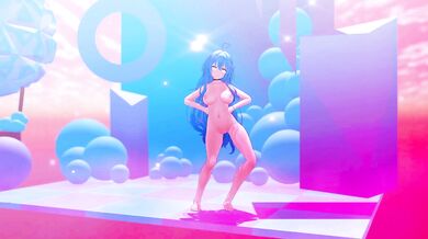 HoloLive 4K: Yukihana Lamy (涼華らんど 芽蓮花) Gigi D’Agostino - Bla Bla Bla