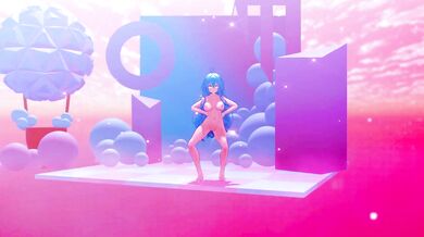 HoloLive 4K: Yukihana Lamy (涼華らんど 芽蓮花) Gigi D’Agostino - Bla Bla Bla