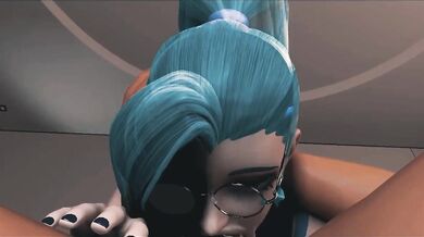 Seduced By A Demon: Seraphine Deepthroats An Enormous Cock