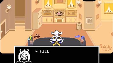 The Empty Nest Syndrome of Toriel and Kris [Suicidalpixel]