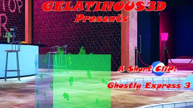 In the haunted hallways of a grand mansion, a ghostly specter appears before you