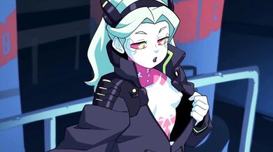 Rebecca and David, the Edgerunners of Scoopersville - Suorensu is that what you meant?