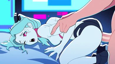 Rebecca and David, the Edgerunners of Scoopersville - Suorensu is that what you meant?