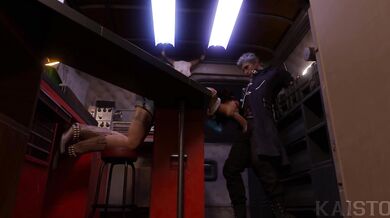 Nicoletta Goldstein gets gangbanged by demons in front of her friends (Devil May Cry)