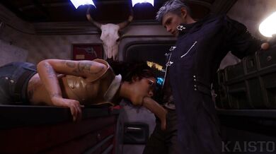 Nicoletta Goldstein gets gangbanged by demons in front of her friends (Devil May Cry)