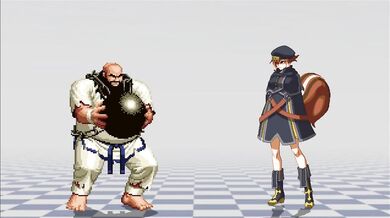 Makoto and Chang from MEGA MAN X face off in a hardcore battle!