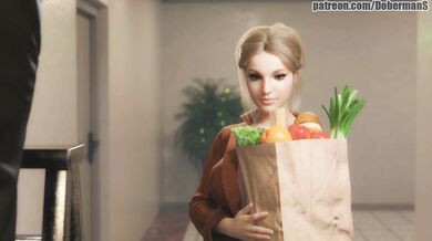 Busty Kelly the Cheating Housewife: Erotic Adventures with Two Strangers (Part 1) [Doberman Studio]