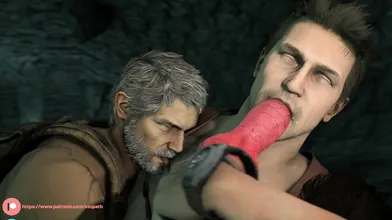 Joel, Nathan & the Werewolf - Blowjob Duo