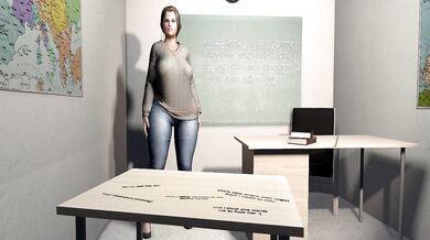 Watching the POV of your teacher as she fucks her student is a treat that will leave you breathless