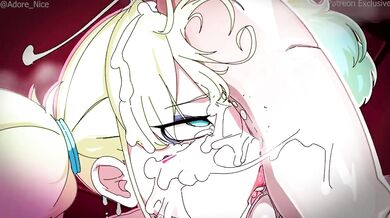 Harley Quinn gets a hardcore cumshot from Adore Nice in this HENTAI PORN video!