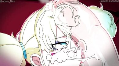 Harley Quinn gets a hardcore cumshot from Adore Nice in this HENTAI PORN video!