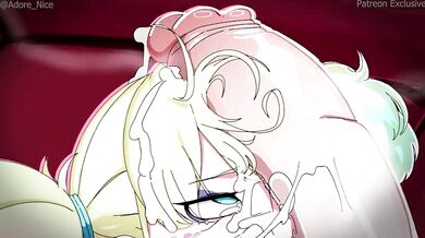 Harley Quinn gets a hardcore cumshot from Adore Nice in this HENTAI PORN video!
